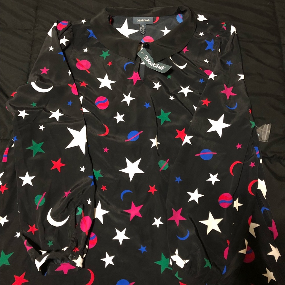 Ms. Frizzle inspired ModCloth blouse XL